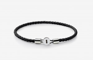 Bracciale Oliver Cabell Gordon Leather Argento | Italia-508437