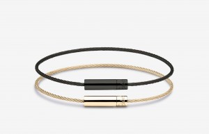 Bracciale Oliver Cabell Michael Cable Set Oro Nere | Italia-240375