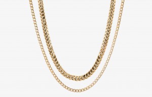 Catena Oliver Cabell Cuban Chain Set Oro | Italia-521046