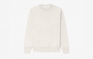 Felpa Oliver Cabell Crewneck Beige | Italia-627103