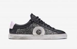 Sneakers Oliver Cabell Low 1 Argento Nere | Italia-739451