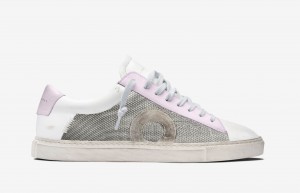 Sneakers Oliver Cabell Low 1 Argento Rosa | Italia-871592