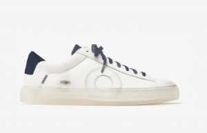 Sneakers Oliver Cabell Low 1 Bianche Blu Marino | Italia-729180