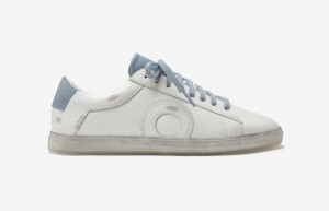 Sneakers Oliver Cabell Low 1 Bianche Blu | Italia-216739