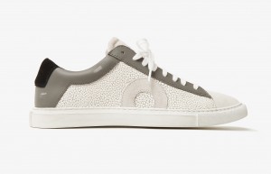 Sneakers Oliver Cabell Low 1 Bianche Khaki | Italia-069314