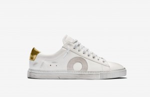 Sneakers Oliver Cabell Low 1 Bianche Oro | Italia-025867