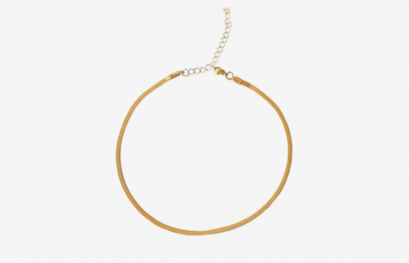 Anelli Oliver Cabell Herringbone Choker Oro | Italia-109753