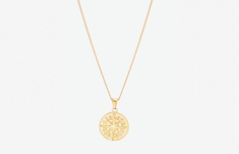 Collana Oliver Cabell Compass Pendant Oro | Italia-021936