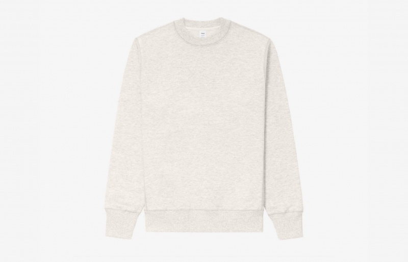 Felpa Oliver Cabell Crewneck Beige | Italia-627103