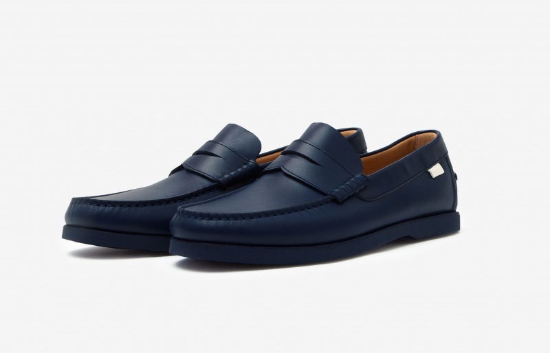 Mocassini Oliver Cabell Penny Blu Marino | Italia-396125