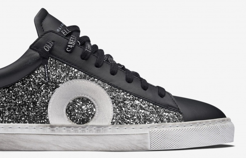 Sneakers Oliver Cabell Low 1 Argento Nere | Italia-739451