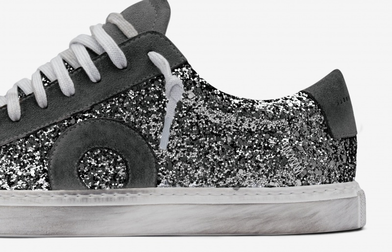 Sneakers Oliver Cabell Low 1 Argento Nere | Italia-238560