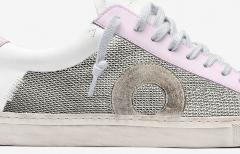 Sneakers Oliver Cabell Low 1 Argento Rosa | Italia-871592