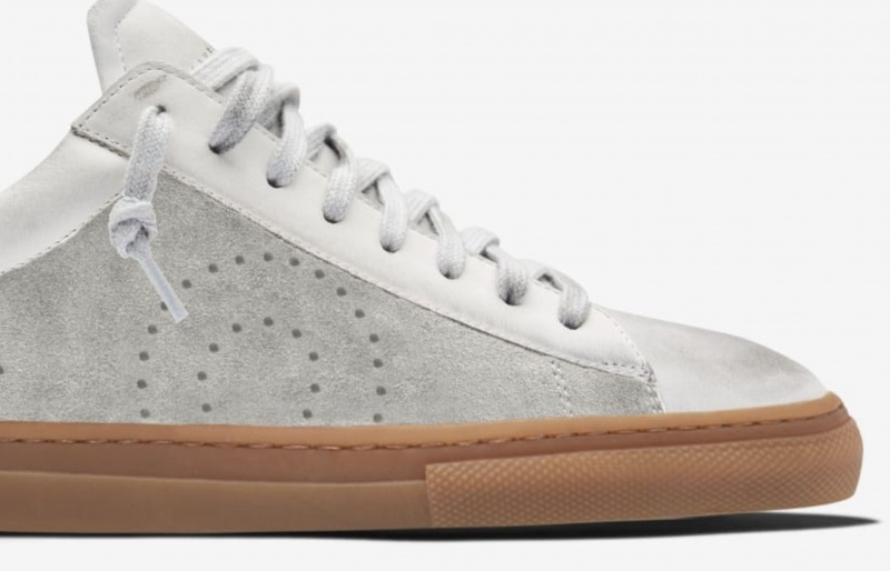 Sneakers Oliver Cabell Low 1 Bianche Grigie | Italia-182359