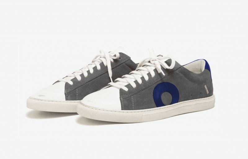 Sneakers Oliver Cabell Low 1 Grigie Blu | Italia-516480