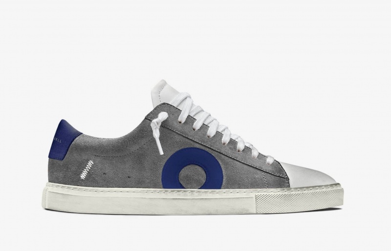 Sneakers Oliver Cabell Low 1 Grigie Blu | Italia-516480