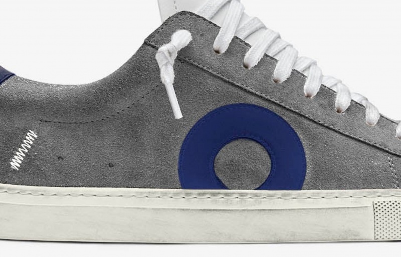 Sneakers Oliver Cabell Low 1 Grigie Blu | Italia-043951