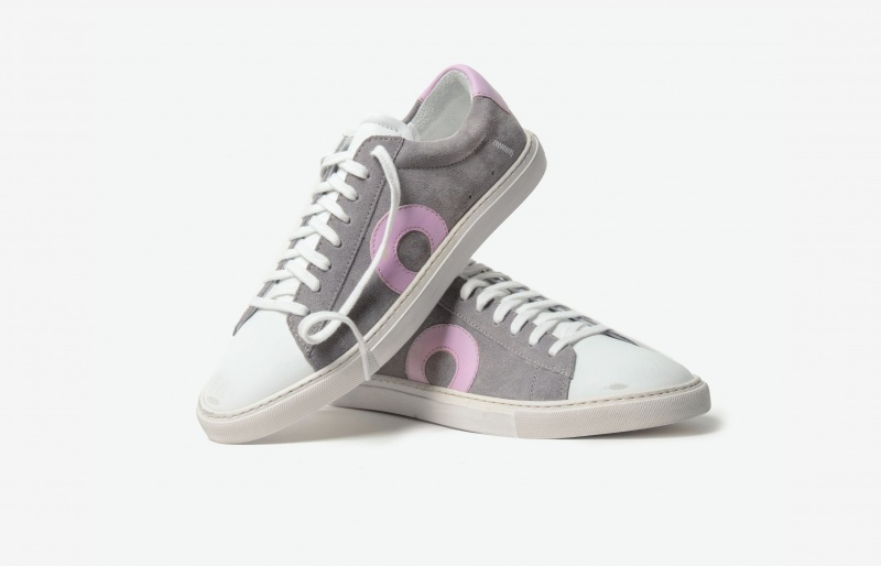 Sneakers Oliver Cabell Low 1 Grigie Rosa | Italia-192074