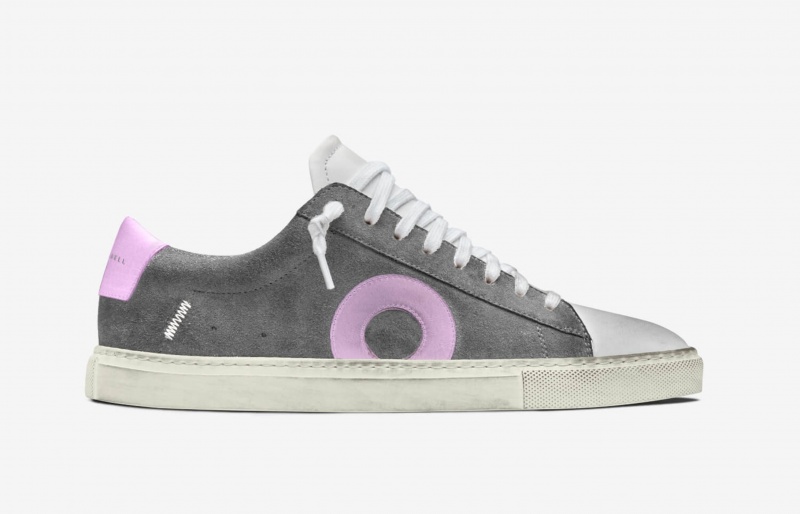 Sneakers Oliver Cabell Low 1 Grigie Rosa | Italia-192074