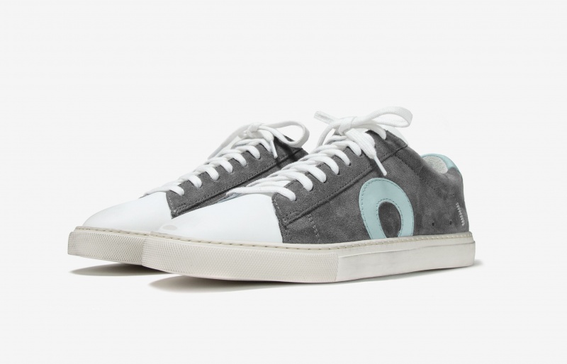 Sneakers Oliver Cabell Low 1 Grigie Verde Acqua | Italia-542970