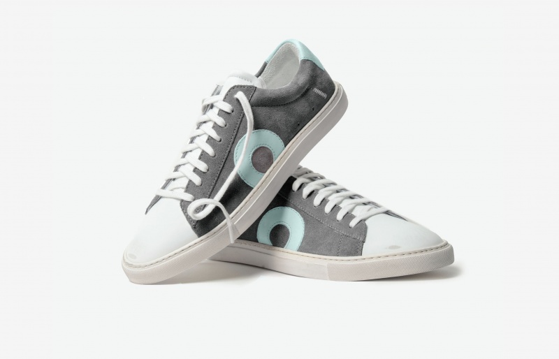 Sneakers Oliver Cabell Low 1 Grigie Verde Acqua | Italia-542970