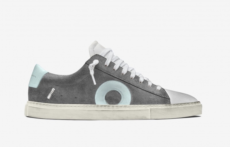 Sneakers Oliver Cabell Low 1 Grigie Verde Acqua | Italia-542970