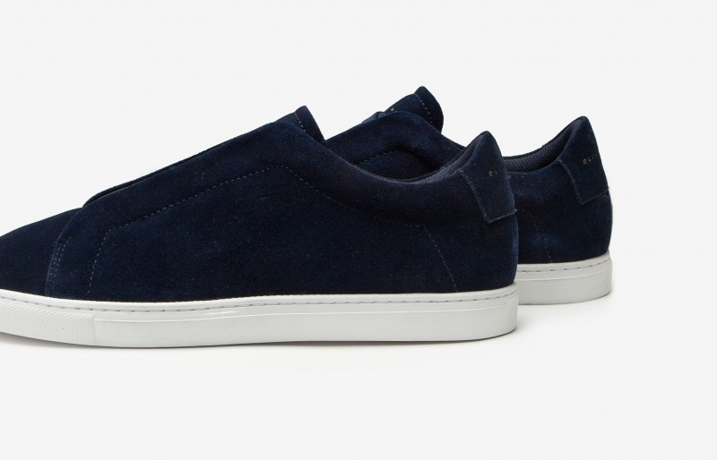 Sneakers Oliver Cabell Low 1 Laceless Blu Marino | Italia-967158