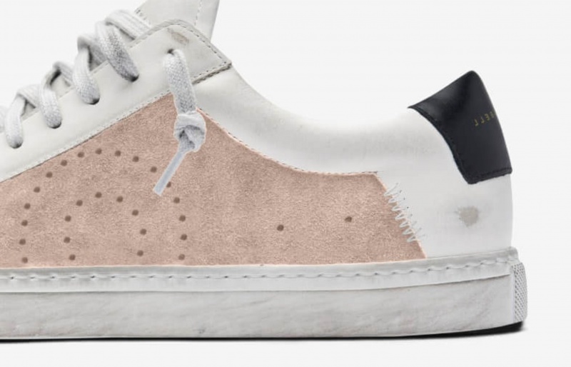 Sneakers Oliver Cabell Low 1 Rosa Bianche | Italia-281709