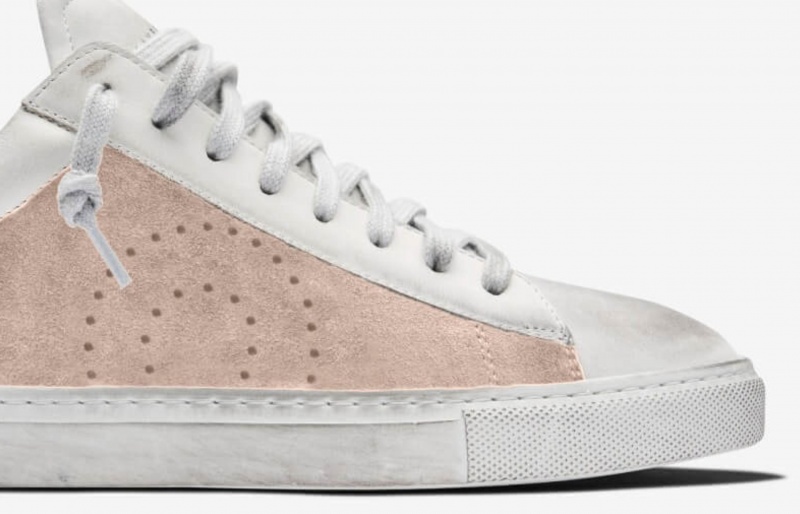 Sneakers Oliver Cabell Low 1 Rosa Bianche | Italia-281709